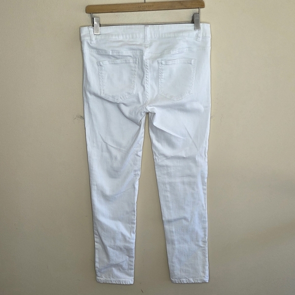 Fire Los Angeles | Low Rise Ankle Cropped White Skinny Jeans Juniors Size 9 - Picture 5 of 5